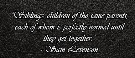 Quotes About Siblings